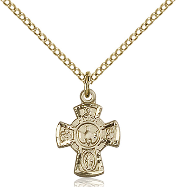 14K Gold-Filled 5-Way Pendant