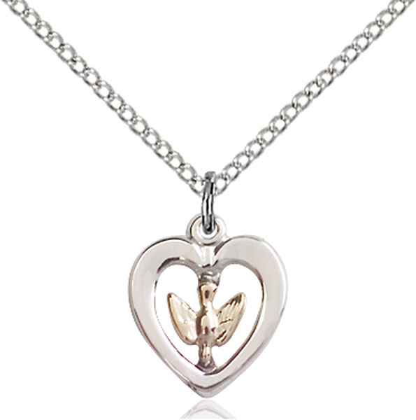 Two-Tone GF/SS Holy Spirit Pendant