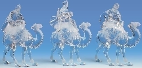 3Pc Set 11-inch 3 Kings On Camel