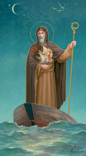 100-Pack - St Brendon Holy Card