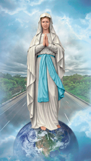 100-Pack - Our Lady of The Highway Holy Card