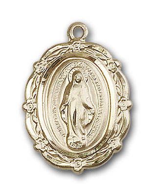 14K Gold Miraculous Medal