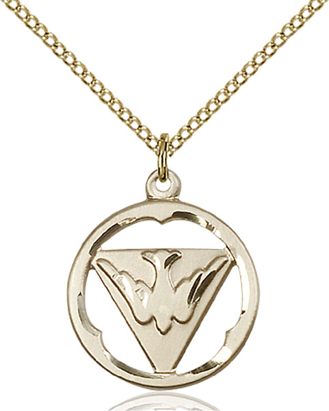 14K Gold-Filled Holy Spirit Pendant