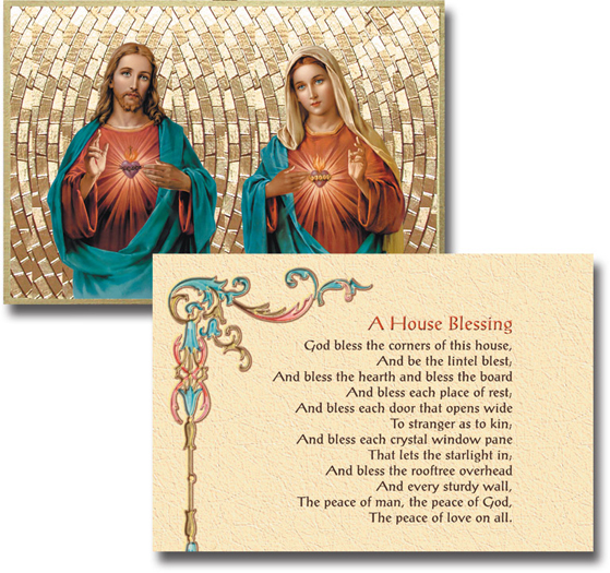 The Sacred Hearts Mosaic Plaque - SALE