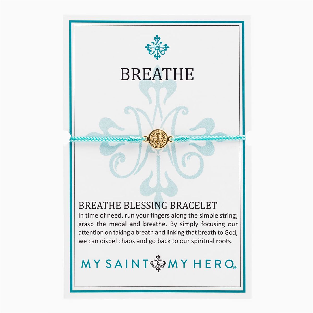 Blessing Bracelets Breathe Mint - Gold Metal