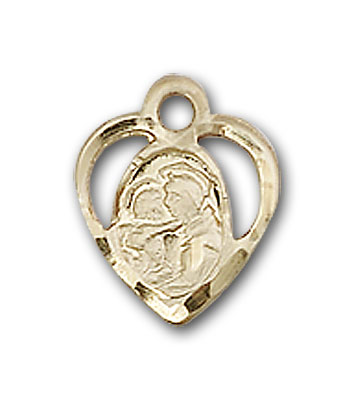 14K Gold St. Anthony of Padua Pendant
