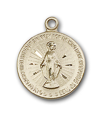 14K Gold Miraculous Medal