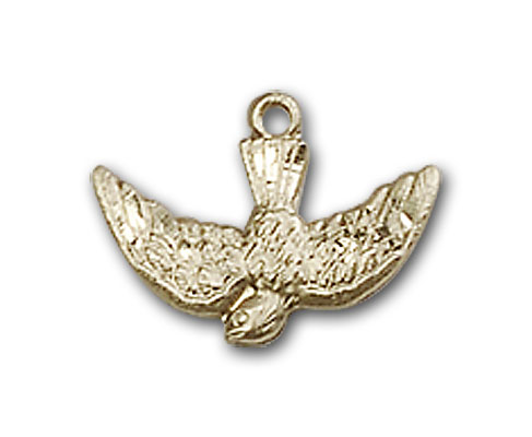 14K Gold Holy Spirit Pendant