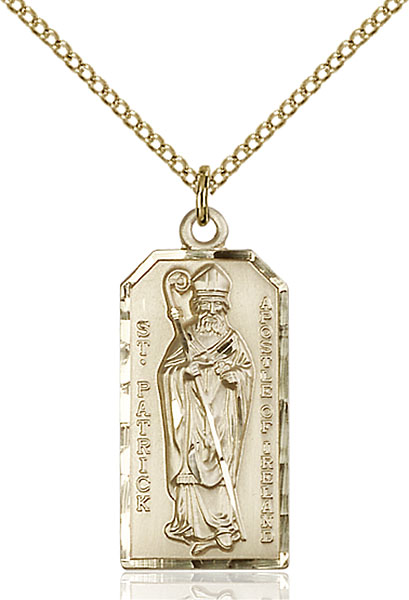 14K Gold-Filled St. Patrick Pendant
