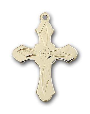 14K Gold Cross Pendant