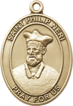 Gold Oxide St. Philip Neri Keychain