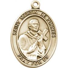 Gold Oxide St. Martin de Porres Keychain