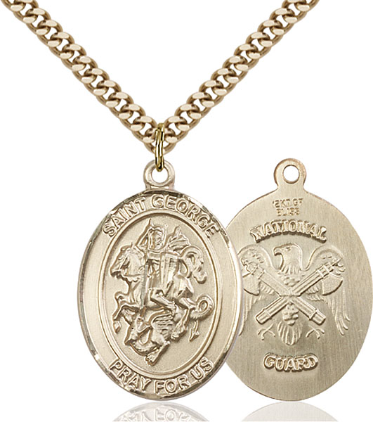 Gold-Filled St. George Pendant