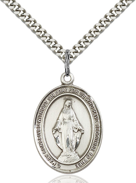 Sterling Silver Miraculous Medal