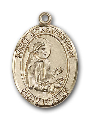 14K Gold St. Bonaventure Pendant