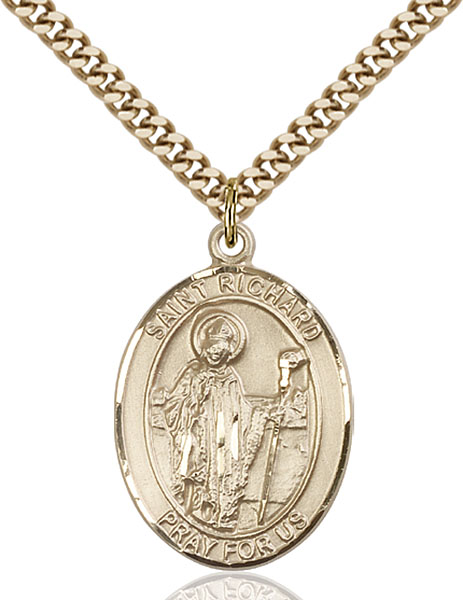 Gold-Filled St. Richard Pendant