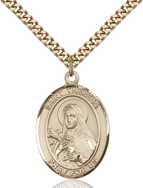 Gold-Filled St. Theresa Pendant
