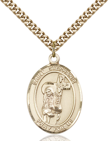 Gold-Filled St. Stephanie Pendant