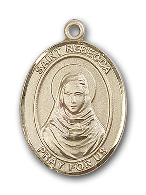 14K Gold St. Rebecca Pendant