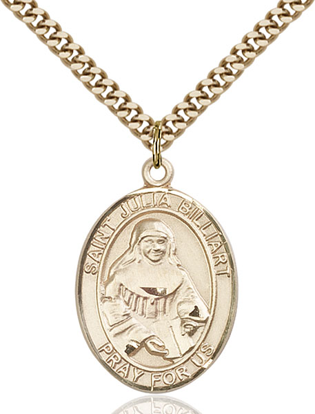 Gold-Filled St. Julia Billiart Pendant