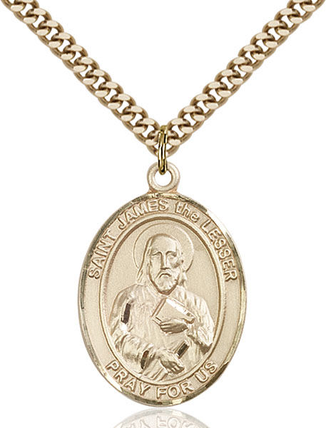 Gold-Filled St. James the Lesser Pendant