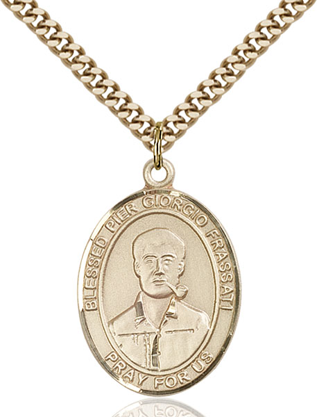 Gold-Filled Blessed Pier Giorgio Frassati Pendant