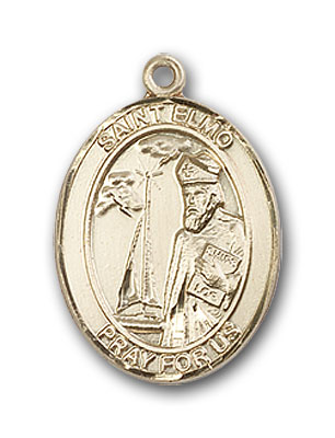14K Gold St. Elmo Pendant