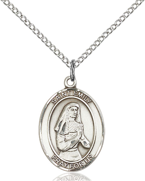 Sterling Silver St. Emily De Vialar Pendant