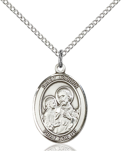 Sterling Silver St. Joseph Pendant
