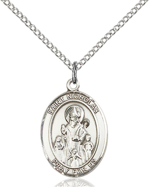 Sterling Silver St. Nicholas Pendant