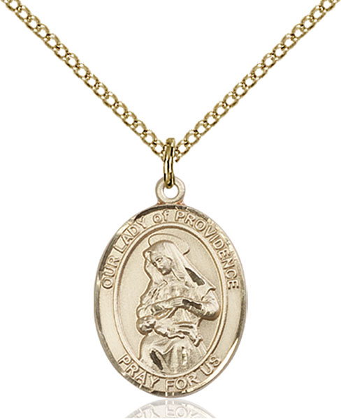 14K Gold-Filled Our Lady of Providence Pendant