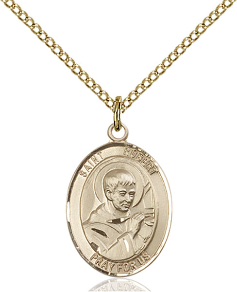 14K Gold-Filled St. Robert Bellarmine Pendant