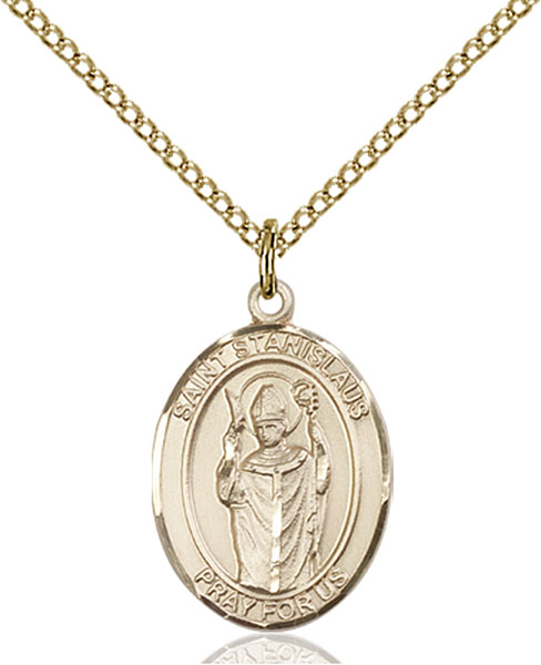 14K Gold-Filled St. Stanislaus Pendant