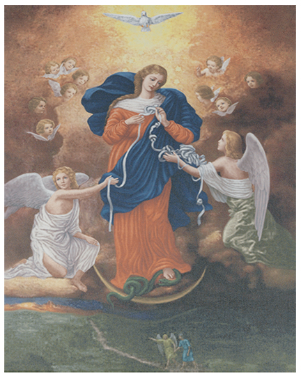 Our Lady Untier Of Knots 8X10 Canvas