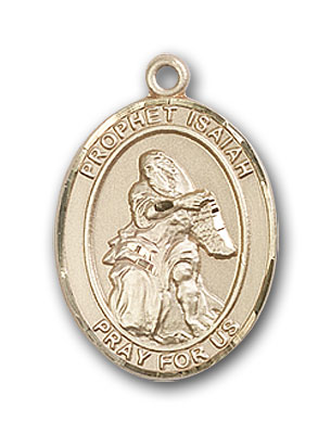 14K Gold St. Isaiah Pendant