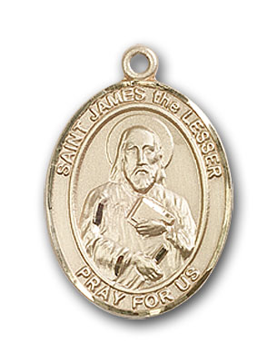 14K Gold St. James the Lesser Pendant