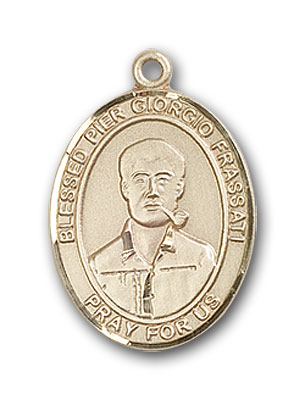 14K Gold Blessed Pier Giorgio Frassati Pendant