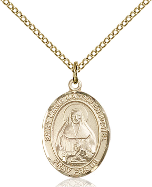 14K Gold-Filled Marie Magdalen Postel Pendant