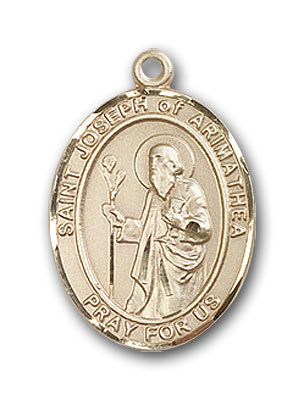 14K Gold St. Joseph of Arimathea Pendant
