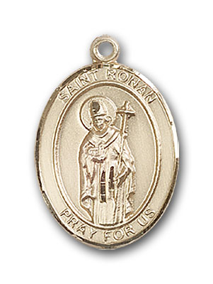 14K Gold St. Ronan Pendant