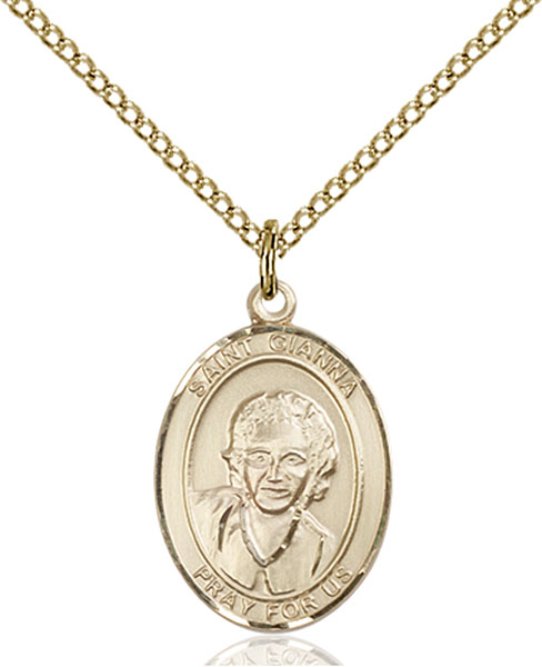 14K Gold-Filled St. Gianna Pendant