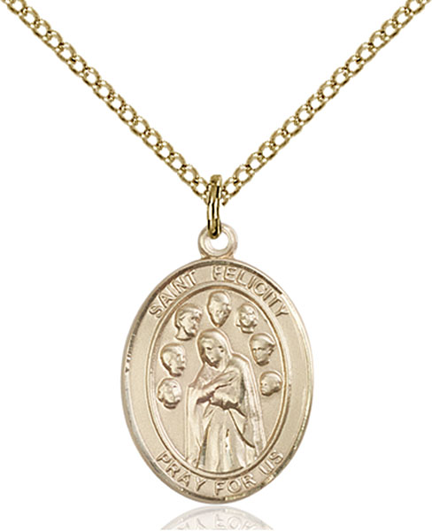 14K Gold-Filled St. Felicity Pendant