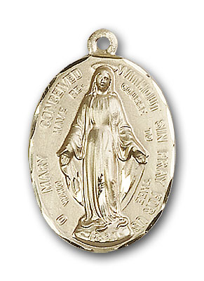 14K Gold-Filled Immaculate Conception Pendant