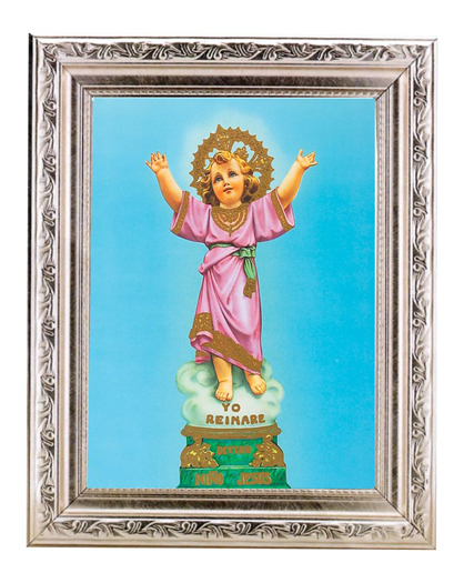 Nino Divino Mercy 6X8" Print In 8.25X10.25 Silver Wd Frame