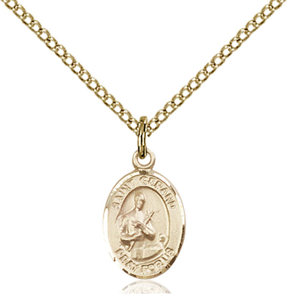 14K Gold-Filled St. Gerard Majella Pendant