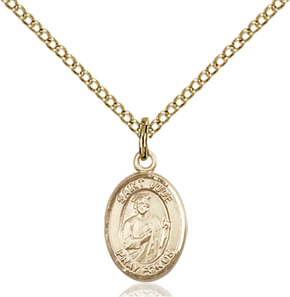 14K Gold-Filled St. Jude Thaddeus Pendant