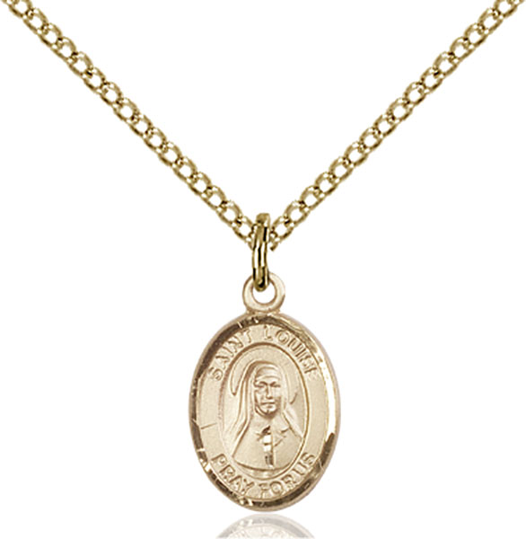14K Gold-Filled St. Louise de Marillac Pendant