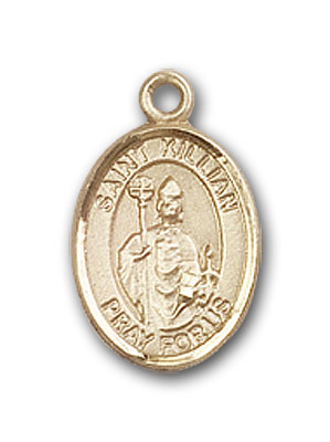 14K Gold St. Kilian Pendant