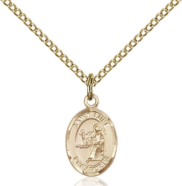 14K Gold-Filled St. Luke the Apostle Pendant