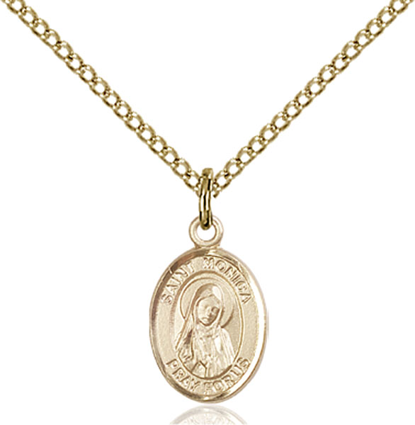 14K Gold-Filled St. Monica Pendant